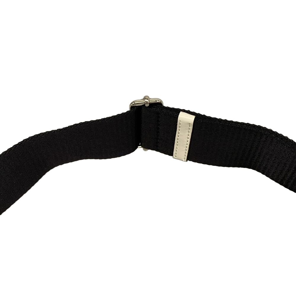 Prada Terry Shoulder Bag 1BH190 White Black - Picture 10 of 15